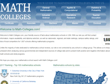 Tablet Screenshot of math-colleges.com